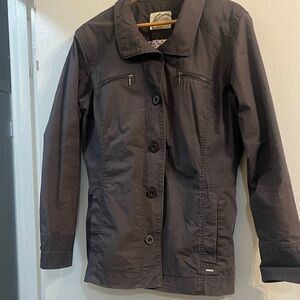 MEC Stylish Black Utility Jacket for Women